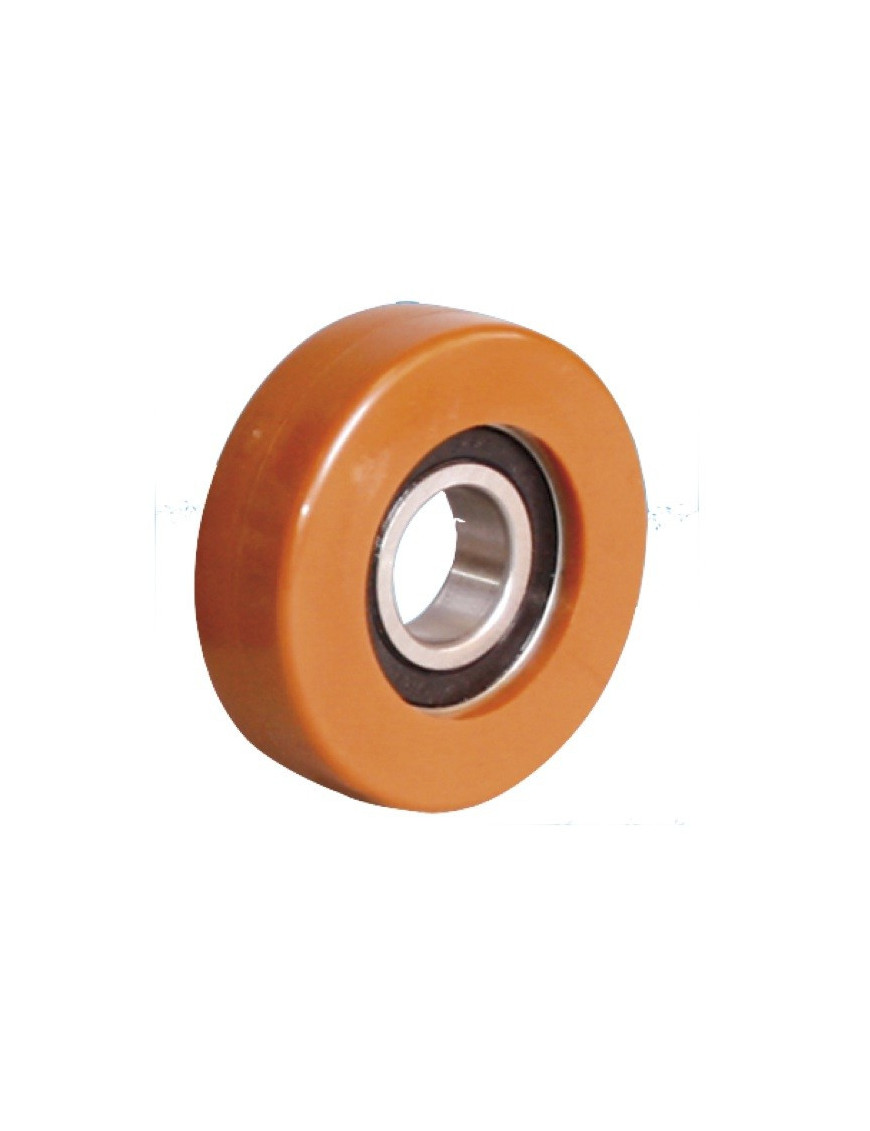 Galet de guidage 53 x 20 alésage 17 longueur de moyeu 12 mm