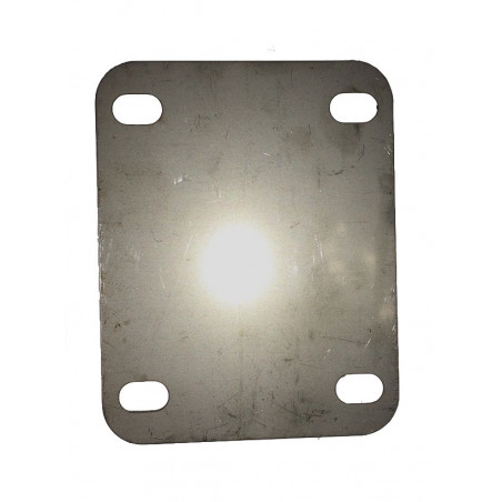 Plaque à souder  INOX 140x110 Entre-axe 105x80 épaisseur 3 mm