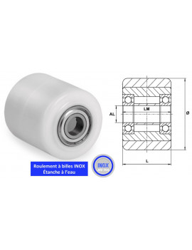 Galet 82 x 90 Polyamide