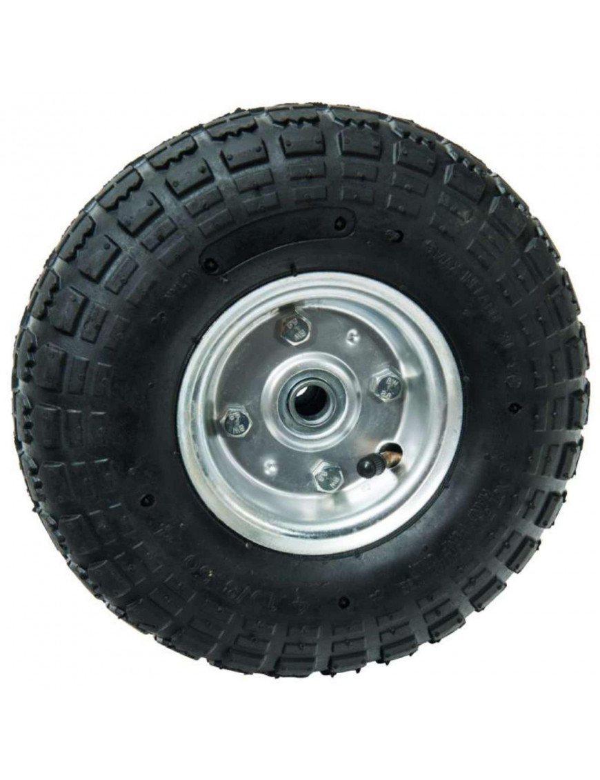 Roue gonflable diable 260 x 85 (4:10/3.50-4) alésage 16 mm Axe déporté