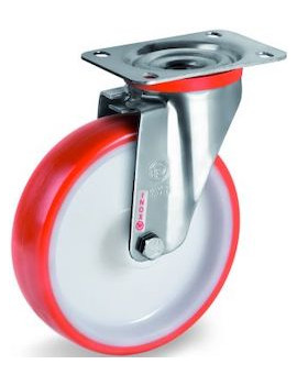 Roulette INOX diamètre 100...