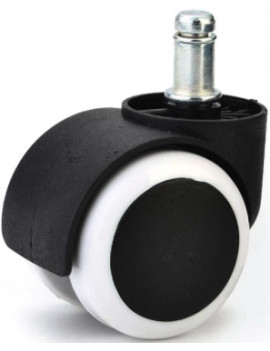 Roulette 50 mm tige lisse...