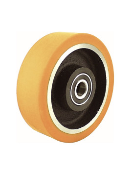 Roue diamètre 125 x 50 LM54 AL20 ZV Polyuréthane (TOYOTA)